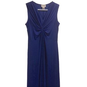 NWOT Kate & Mallory Designs Blue Maxi Dress.